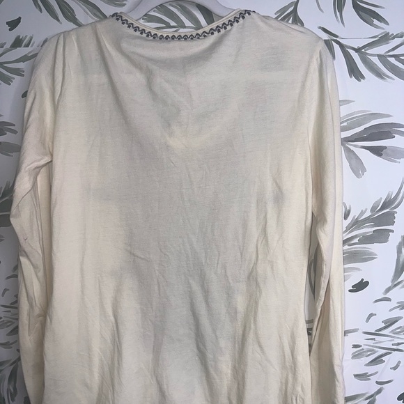 JOHNNY WAS Zaret Embroidered Floral Tee - Picture 7 of 8